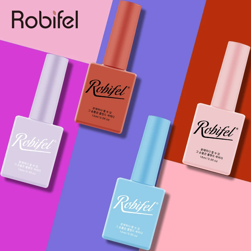 

Robifel 100 color sets nail polish gorgeous for nails in traveling