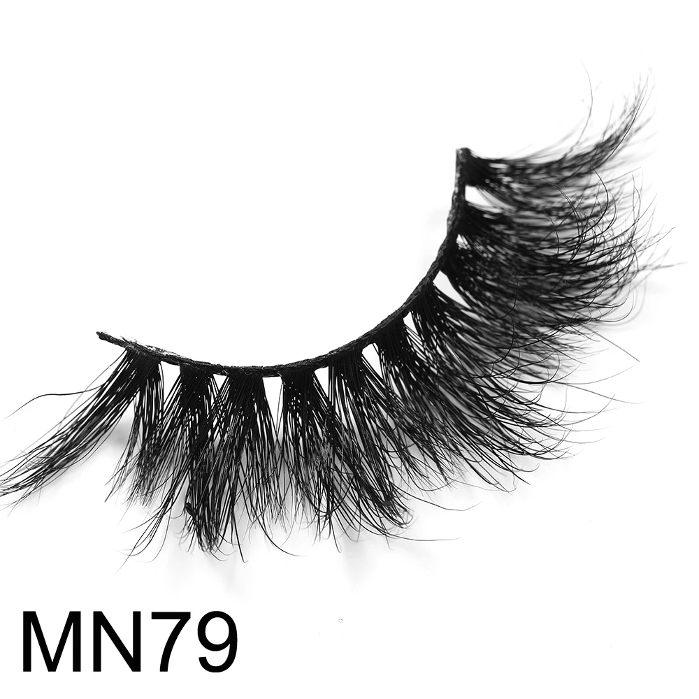 

Meidear factory whole sale 3D 4D 5D 6D 7D 8D natural fluffy siberian strip premium mink lashes, Black