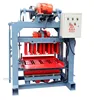 Manual fly ash brick press machine QTJ4-40 cement blocks making machine Promotion price list