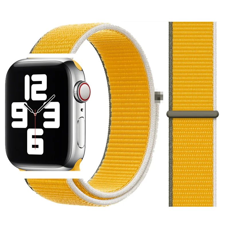 

Chinber 88 Colors Available Nylon Woven Sport Loop Strap For Apple Watch Band 38mm 40mm 42mm 44mm