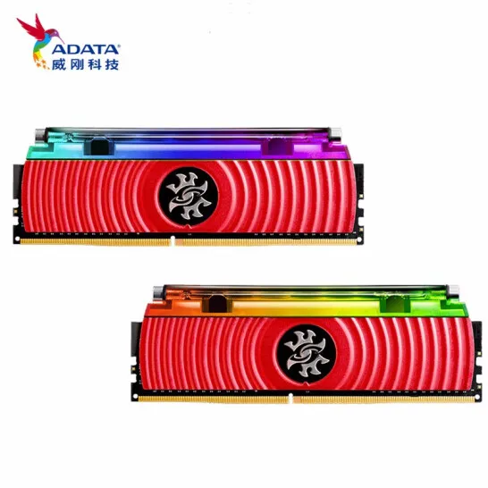 

ADATA XPG DDR4 D80 RGB 16GB (2x8GB) 4133MHz Desktop Memory CL19 2x Dual-channel original and new, Red