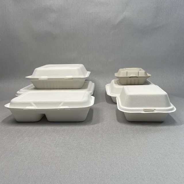 

In stock compostable plastic bowl cups biodegradable compost prices compartment dinner coffecups clear disposible plates wedding, Bleached;natural