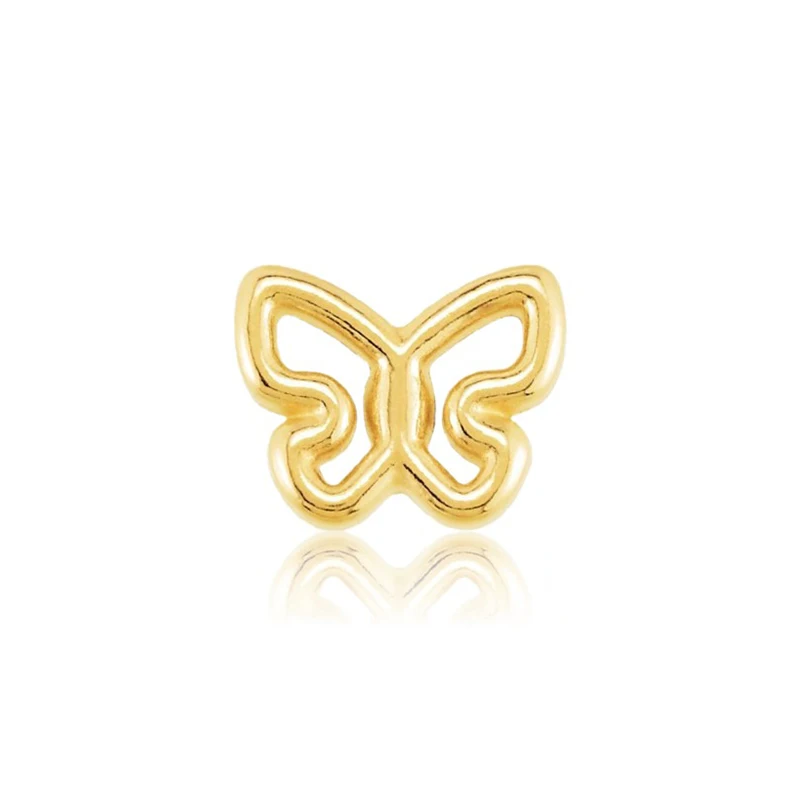 

ROXI 2021 New Design S925 Silver Stud Earrings Fashion Minimalist Butterfly Jewelry Earrings, Gold