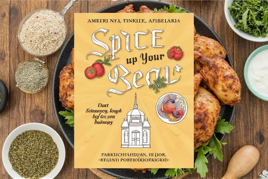 Chicken seasoning table