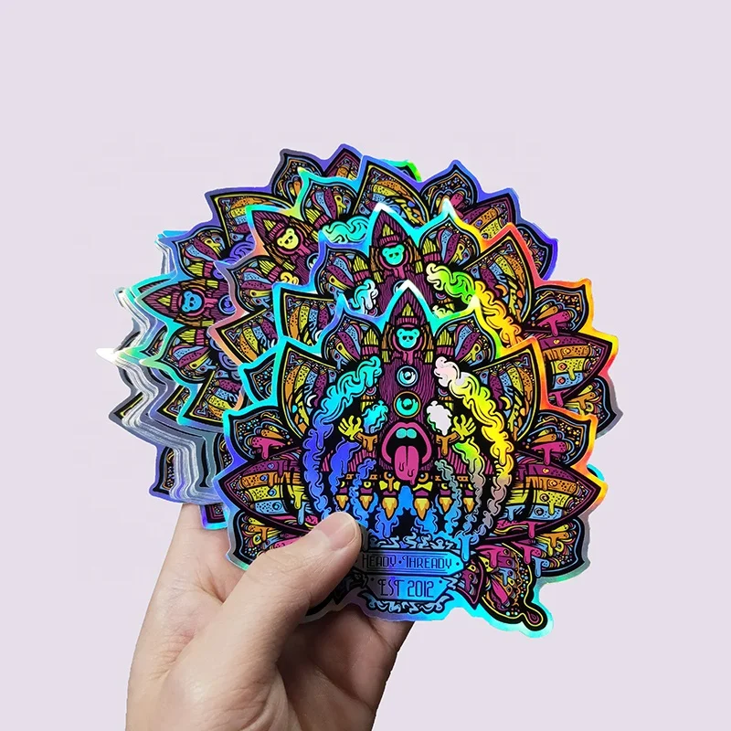 
Custom Waterproof Die Cut Vinyl Stickers , PVC Vinyl Sticker Label Printing 