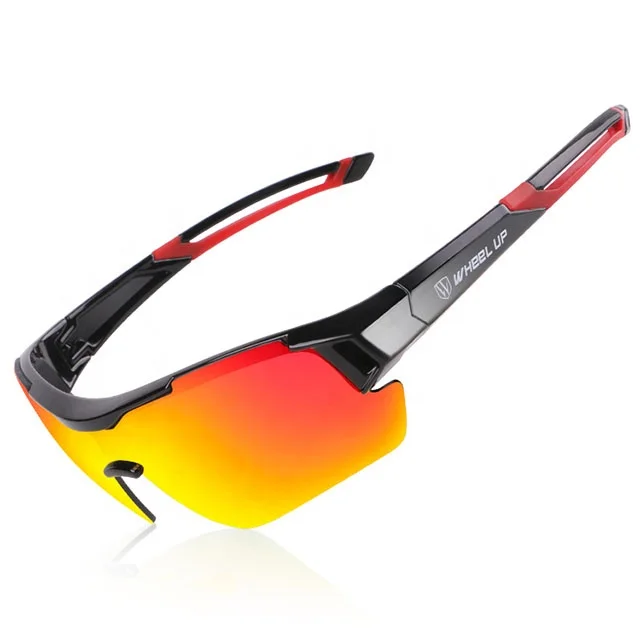 

WHEEL UP Anti UV Wholesale Polarized Multi-color Cycling Sports Trendy Sunglasses With Optical Insert Lens