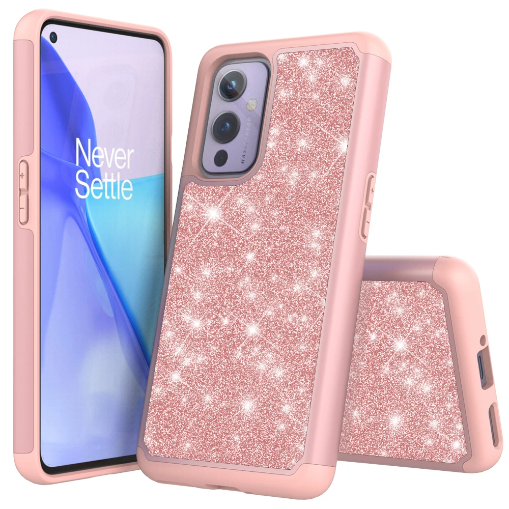 

Glitter Shiny Leather Mobile Phone Back Cover Case For Oneplus 9 Phone Case For Oneplus 9