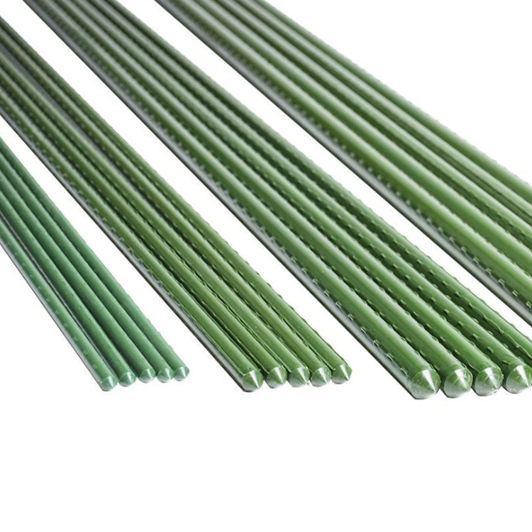 plastic coated steel plant sticks rust-free plant sticks fence