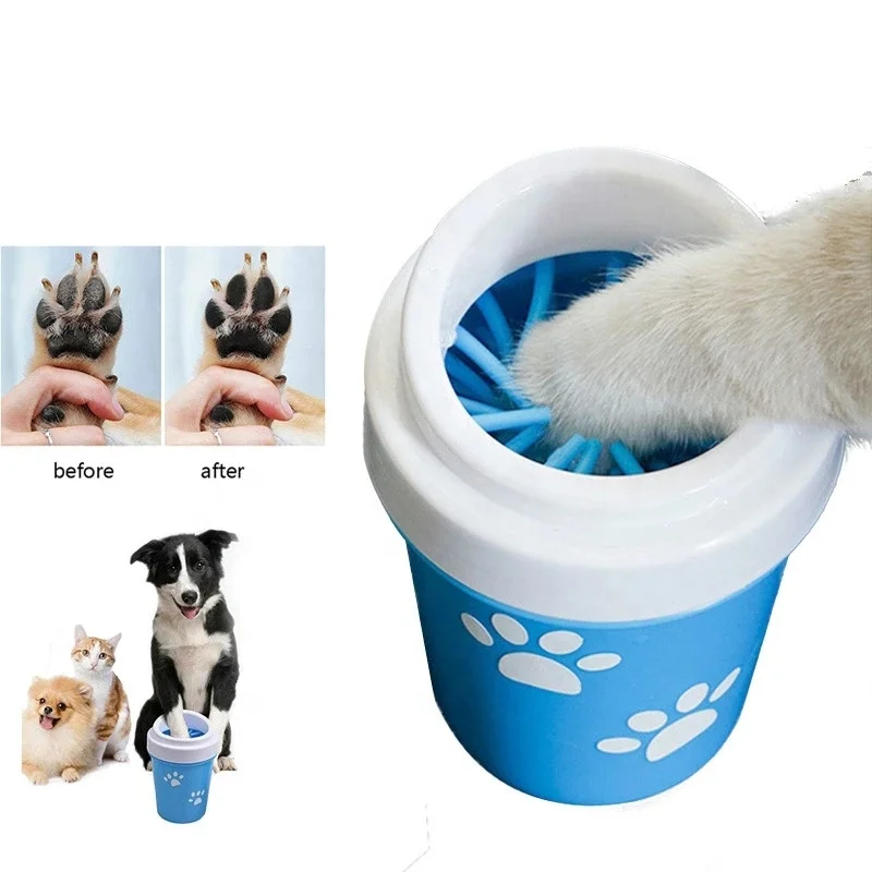 

Dog Paw Cleaner Cup for Dogs Pet Feet Washer Portable Pet Cat Dirty Paw Cleaning Cup, Picture