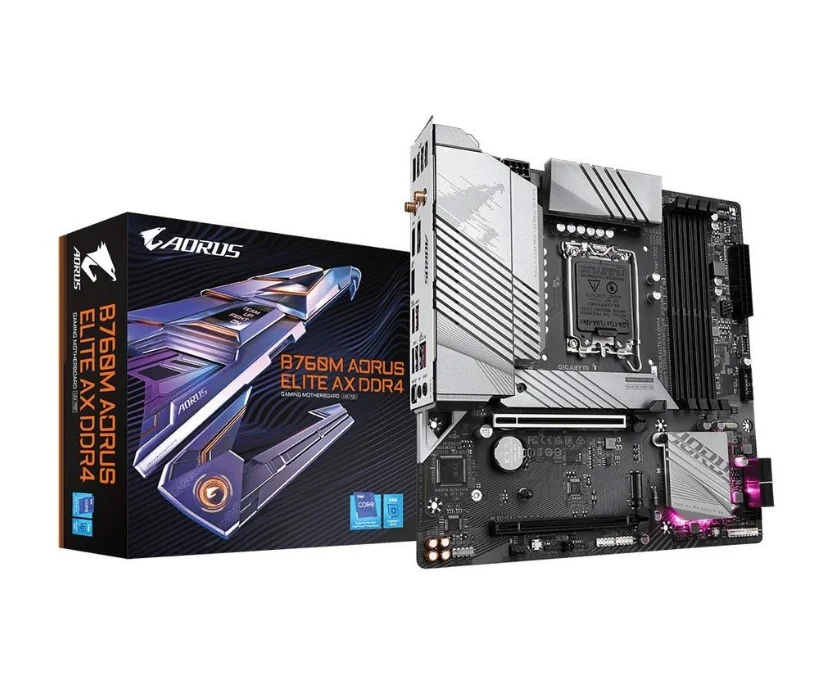 

Brand New B760M AORUS ELITE AX DDR4/DDR5 LGA1700 gaming motherboard PC