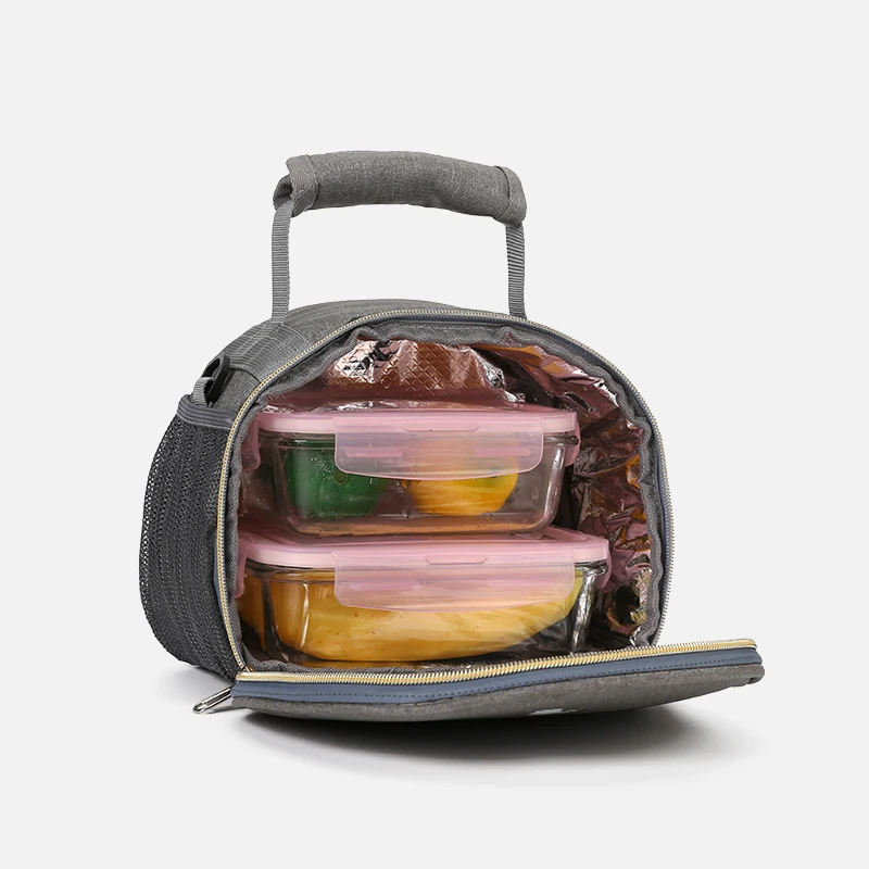 

wholesale Waterproof Women Kids lunch box Tote Bags Insulated Cooler Lunch bag with shoulder strap, Picture