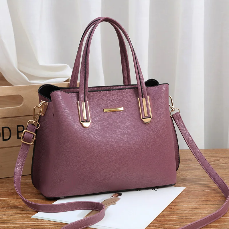 

Ladies HandBag Female Leather Shoulder Bag Vintage HandBags Ladies Vintage Feminina Large Capacity Casual Tote Bag