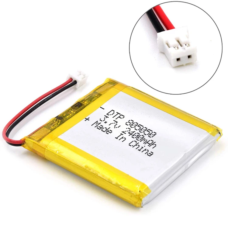 

805050 lithium ion battery 3.7v 2400mah
