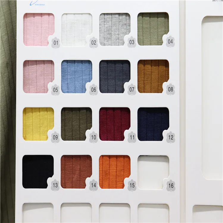 
high quality 90%cotton 10 %spandex dress rib knitted fabric for women dress 