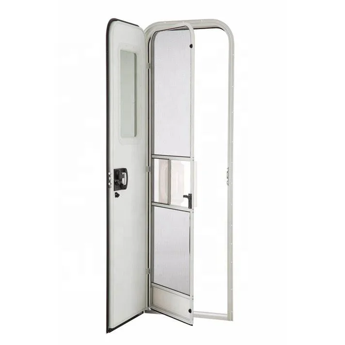 Luxury Rv Caravan Motorhome Entry Adjustable Screen Door Standard