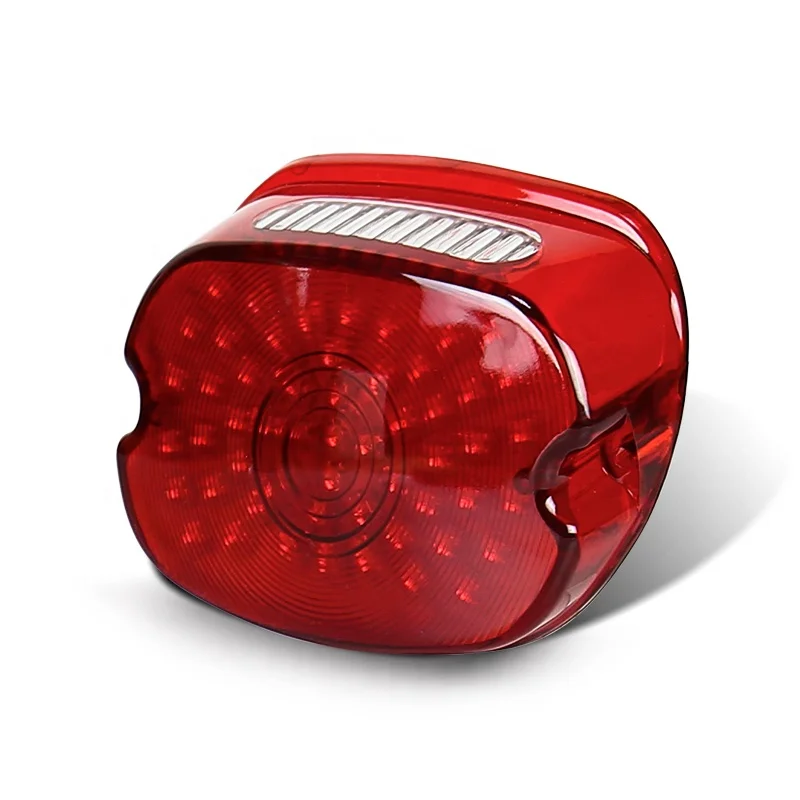 OVOVS Lay Down Type Led Tail Light Dyna Sportster Tail Light Stop Turn Light for Harley Motorcycle