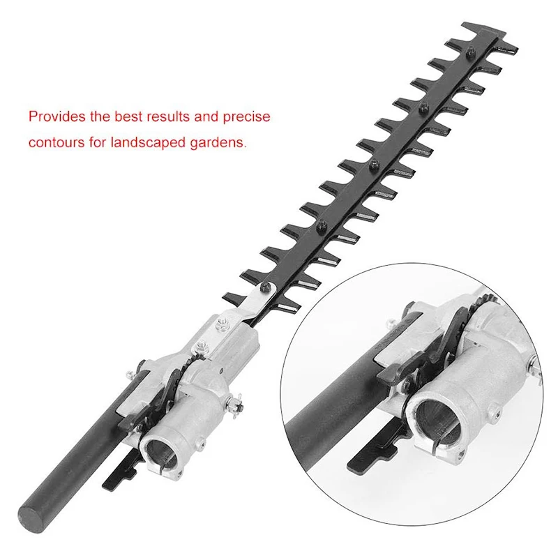 7 Teeth Hedge Trimmer Double Sided Blades for Gasoline/Electric Grass Trimmer Universal Attachment Expand