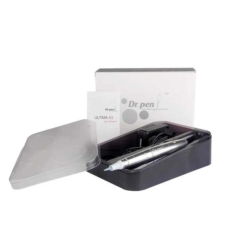 

DHL shipping free CE Approval A3 Digital Electric High Speed Dermapen/Permanent Makeup Beauty Machine derma pen 10 sets/lot