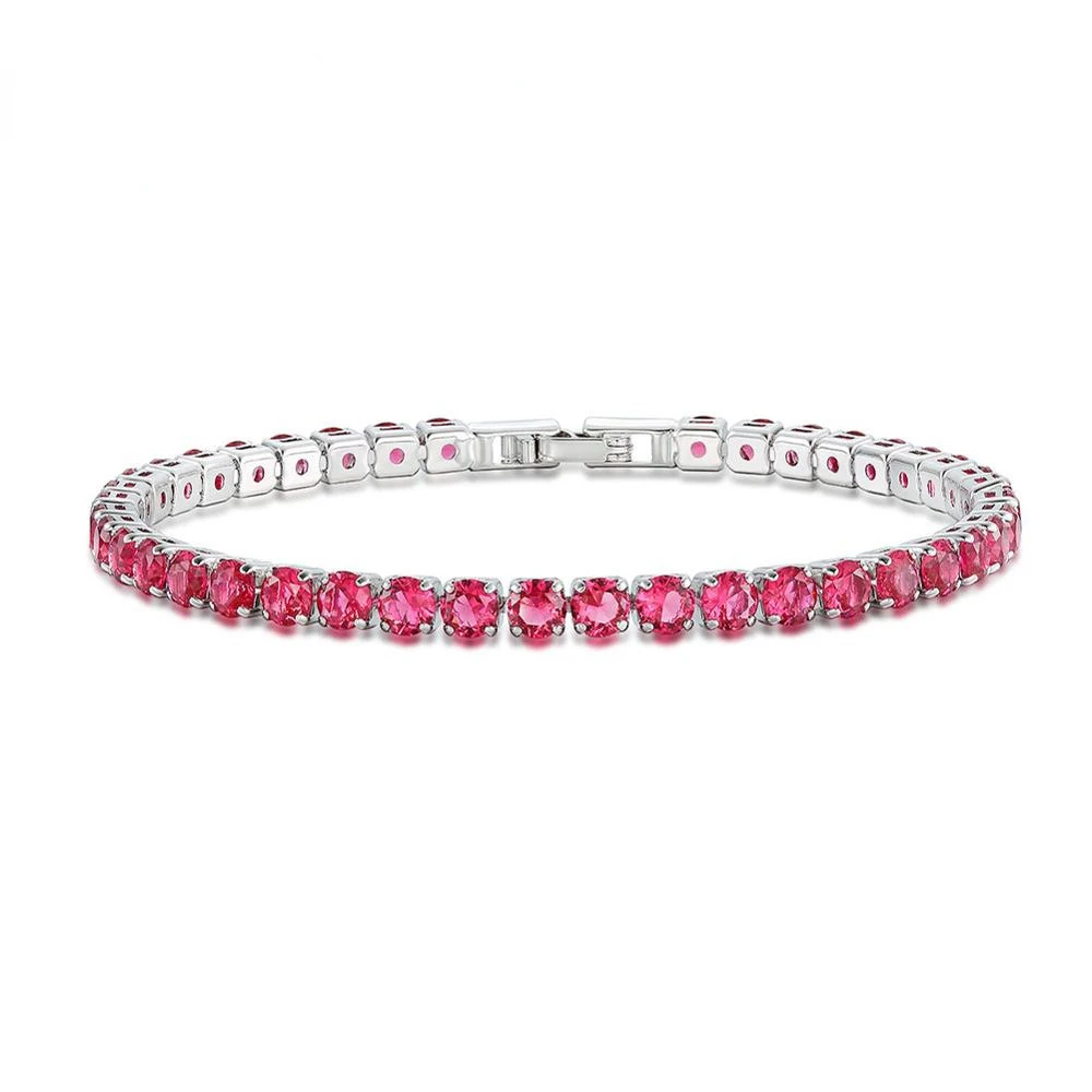 

Clear Crystal Tennis Bracelet for Women Men Bracelet Cubic Zirconia Jewelry Universal Diamond Crystal Bracelet Jewelry, Picture shows