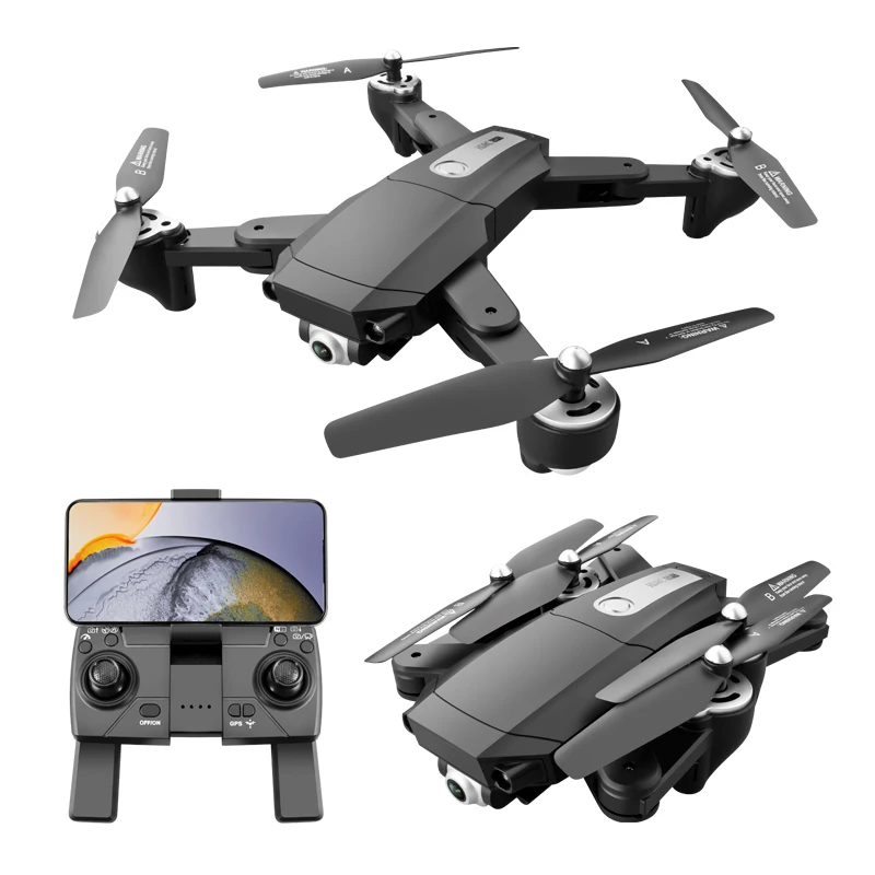 

High Quality Foldable Wifi Fpv Best Rc The Drone Gps Drone With Camera 5g Rc Quadcopter, Black
