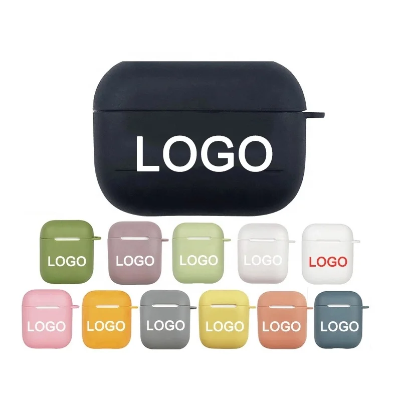 

2021 Hot sell wireless Bluetooth earphone silicone case for Airpods pro, Custom color