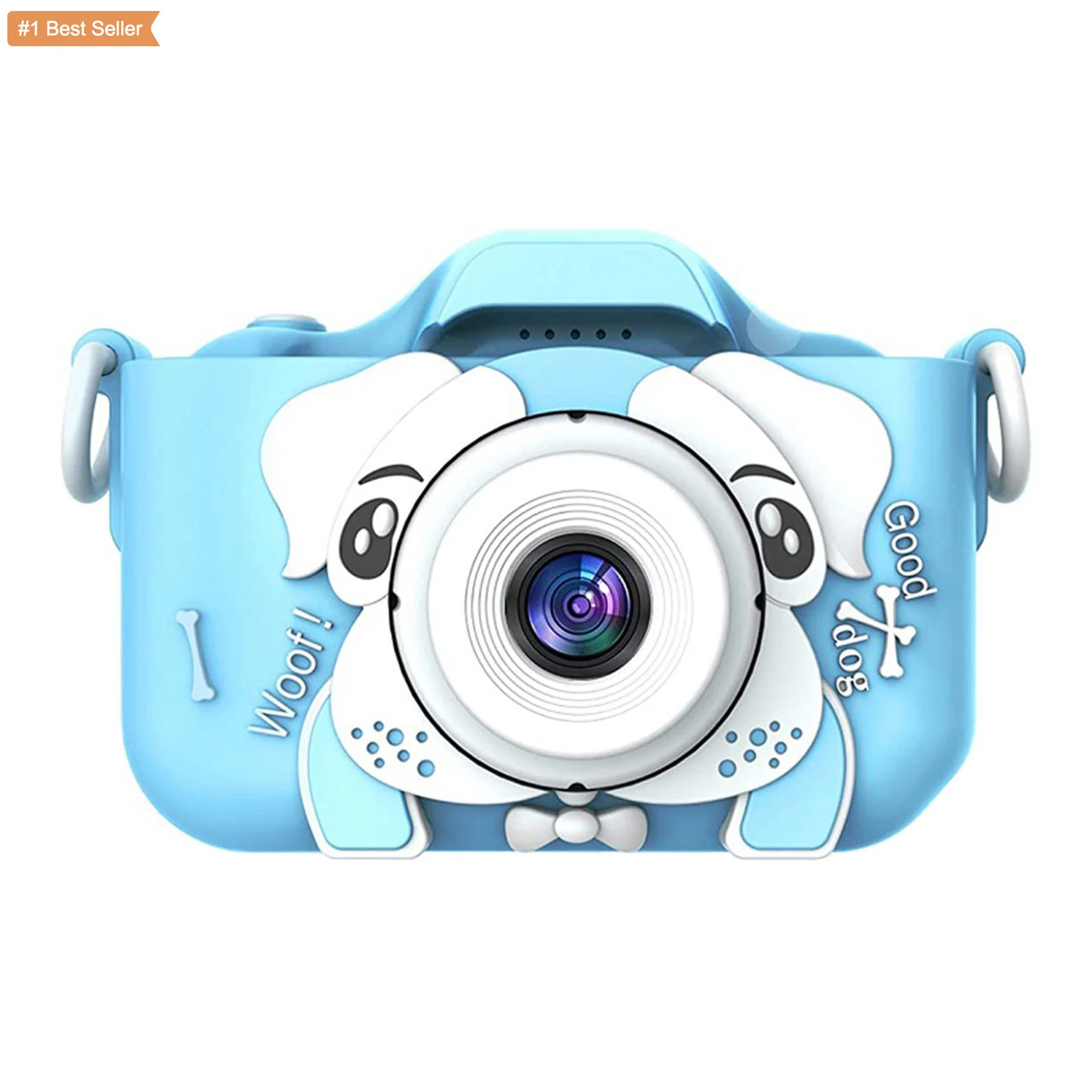 

Children's Camera Cute Toy Dog Mini Digital Camera IPS Screen Education Toys For Kids Camera for Children Birthday Gift