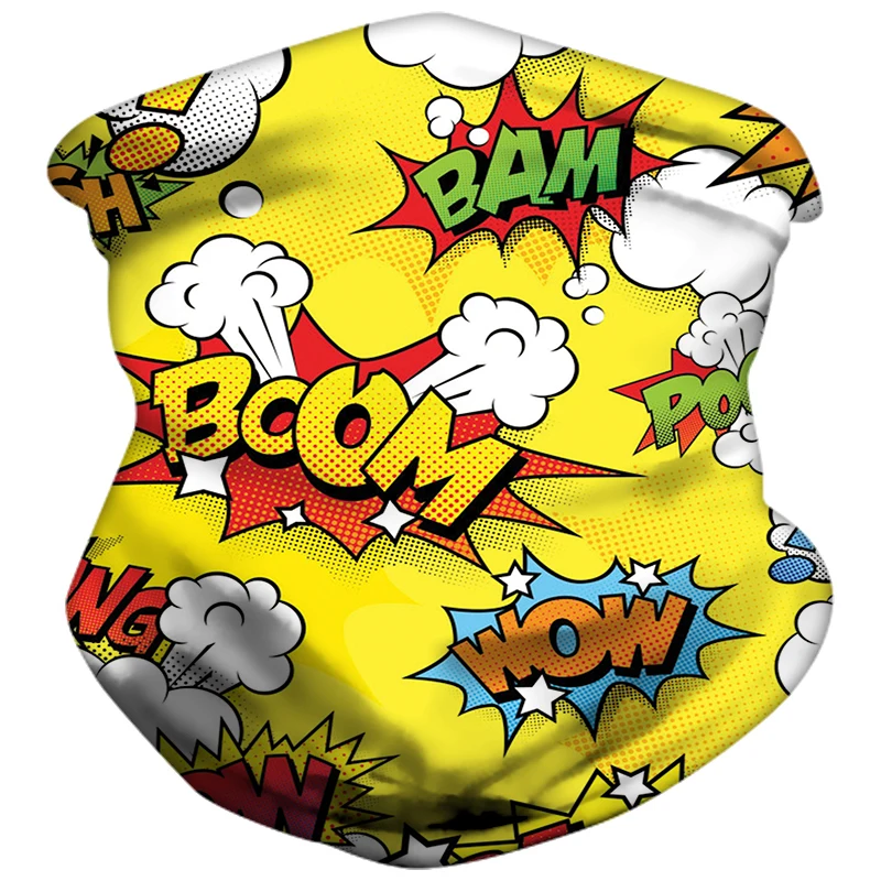 kids neck gaiter outdoor bandana face cover summer for sun and