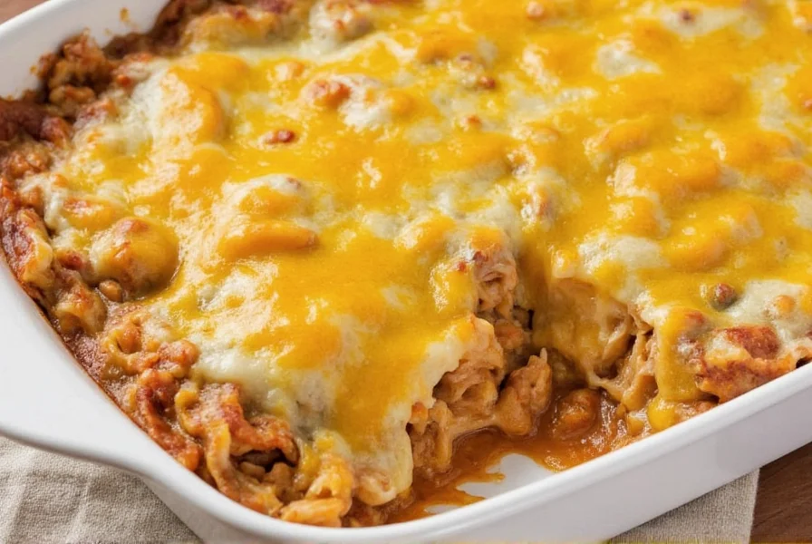 Perfect Green Chili Chicken Enchilada Casserole Recipe