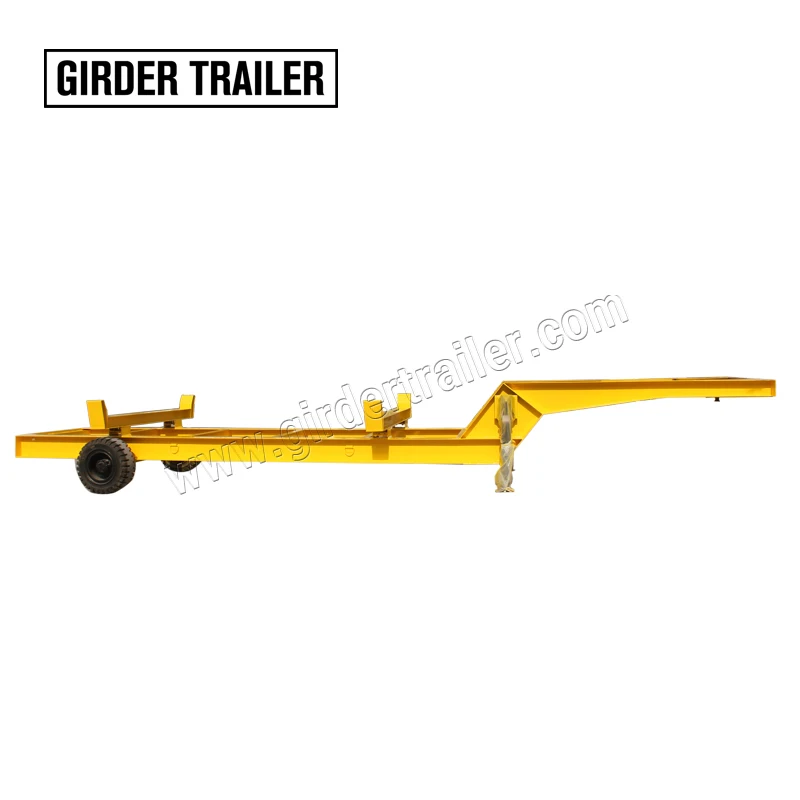 

Single axles 13 tons port container spreader transporting semi trailer for Casablanca, According to customer requirement