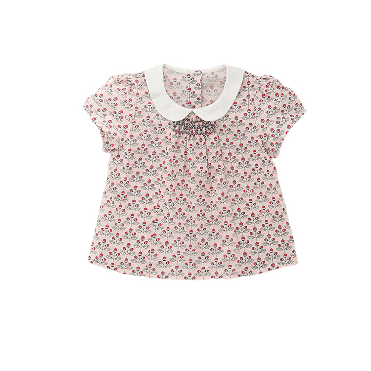 

Fashion Summer Girls' Floral Printed Pattern Anti-pilling Sleeveless Cotton Blouse, Picture or choose custom