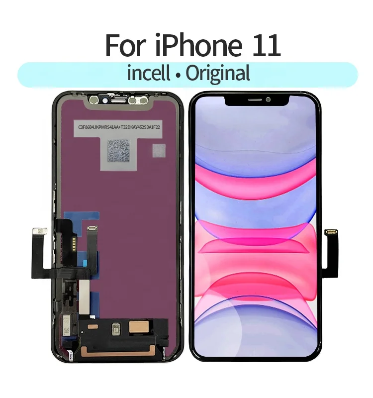 

Original OLED incell 100% Tested LCD for iphone 11 display for iphone 11 lcd for iphone 11 screen replacements, Black