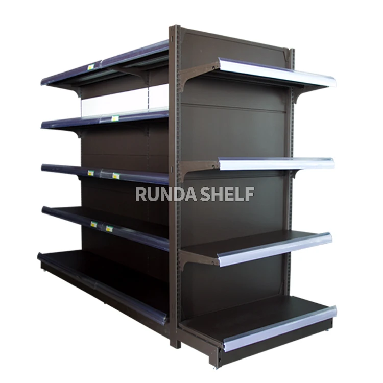 
heavy duty metal gondola rack supermarket shelf  (62271874139)