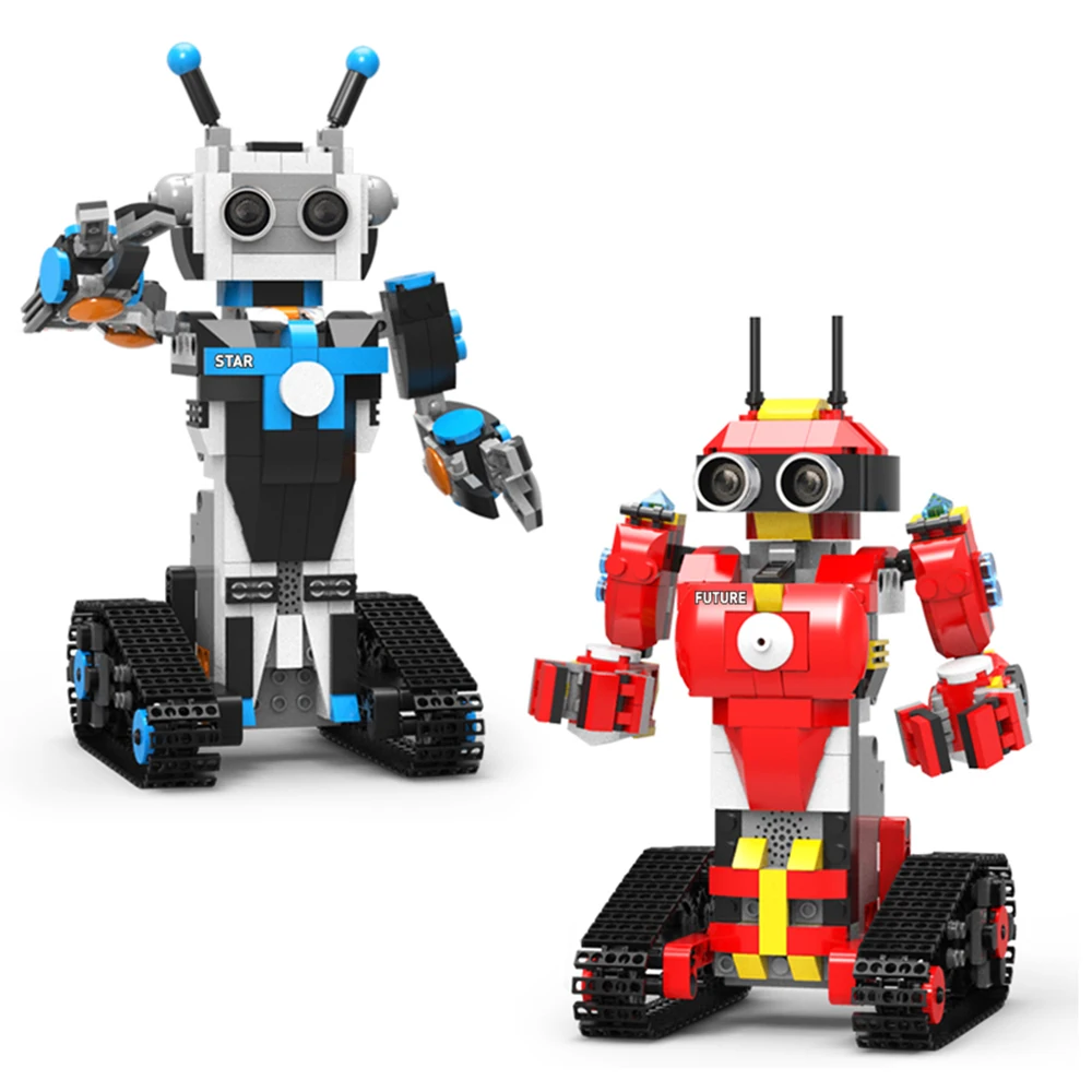 

Hot HOSHI Intelligent Program Robot Educational Robot Block Set Smart Remote Control Robot Model Building Bricks Toys For Kid