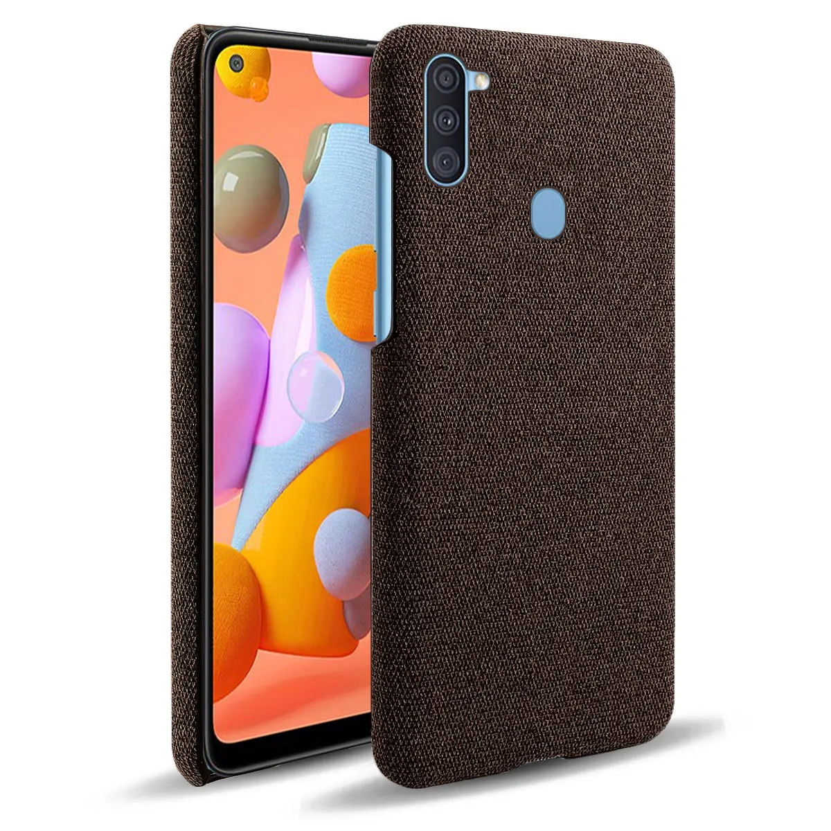 

Trending Products Wholesale New Arrivals leather Texture Phone Case For Samsung Galaxy A11 Case, As shown