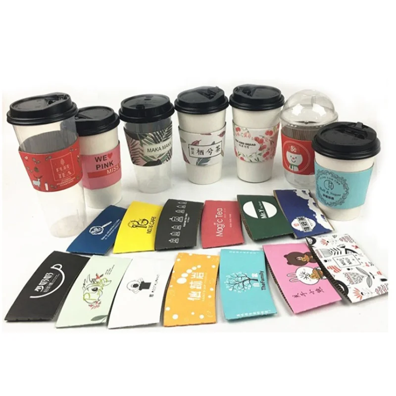 

PLA coated edible biodegradable disposable paper coffee cup to go custom LOGO