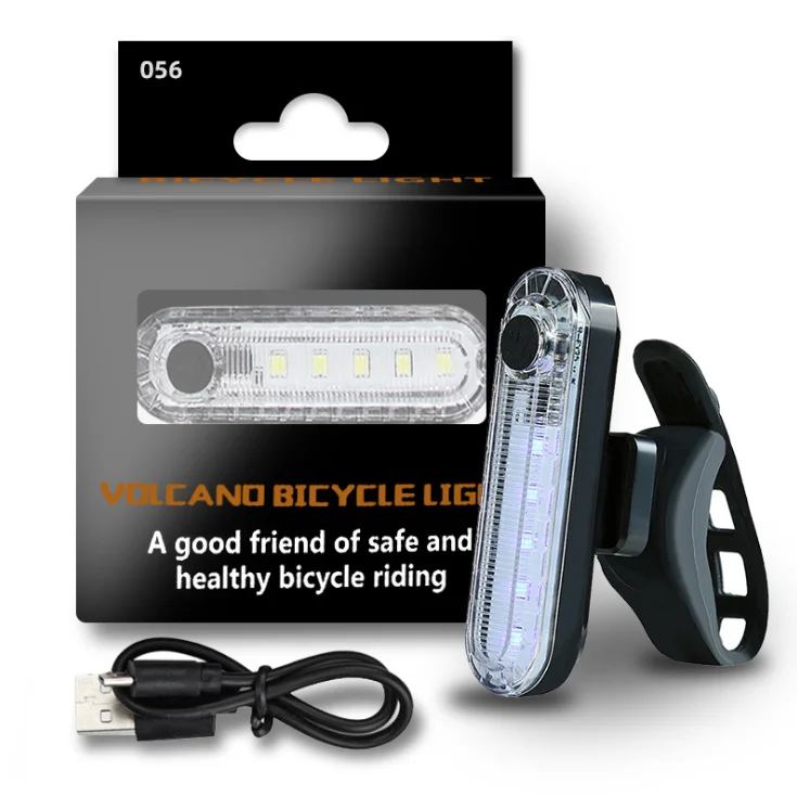 

Mini LED Bicycle Tail Light Usb Rechargeable Bike Rear Lights IPX6 Waterproof Safety Warning Cycling Light Helmet Backpack