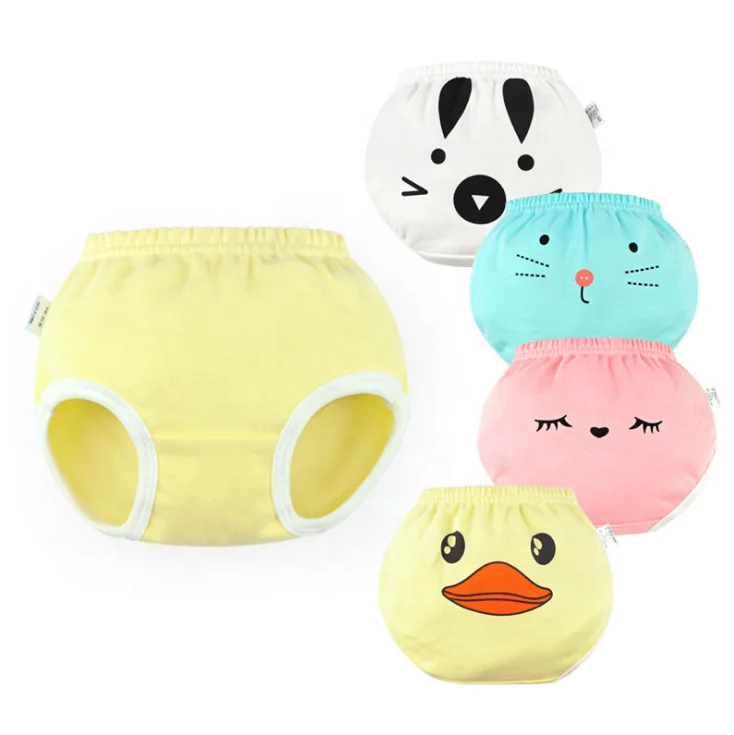 

Cute Animal Elastic Baby Diaper Pants New Born Baby Soft Cotton Panty Diaper, Picture shows