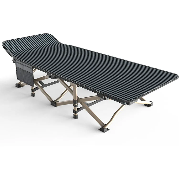 

Portable ultra-light outdoor military folding cot sleeping camping bed, Blue