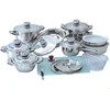 23Pcs italian stainless steel kitchenware and cookware