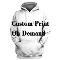 

Drop Shipping Custom 3D Printed Full Printing Customised All Over Sublimation Hoodies, Custom Print on demand Hoodie Dropship/