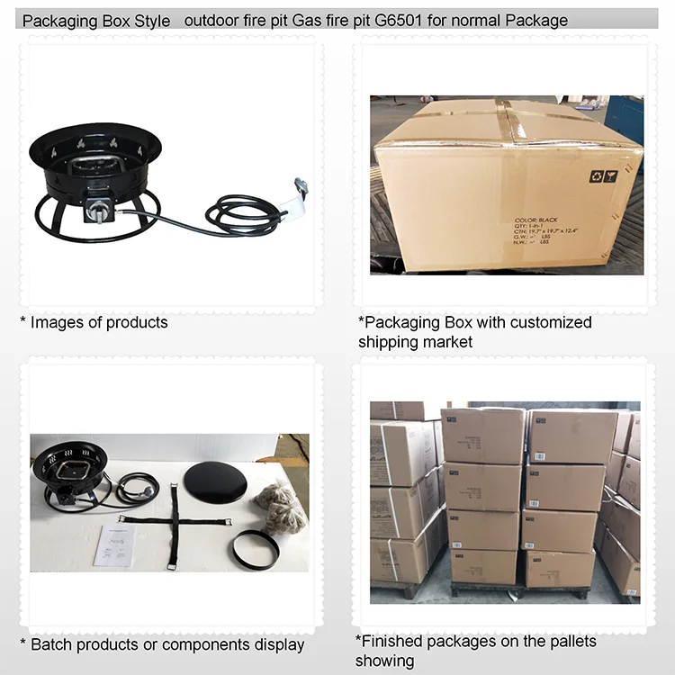 Csa Zertifiziert Tragbare Outdoor Gas Feuer Pit Camping Mit Metall