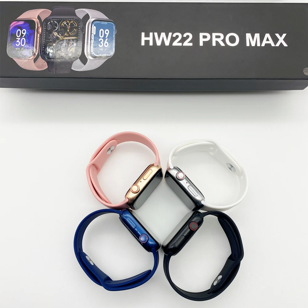 

2022 Hot Selling HW22PRO MAX Smart Watch Series 7 Waterproof Wireless Charger Reloj Smart Watch For Men Women HW22pro Max