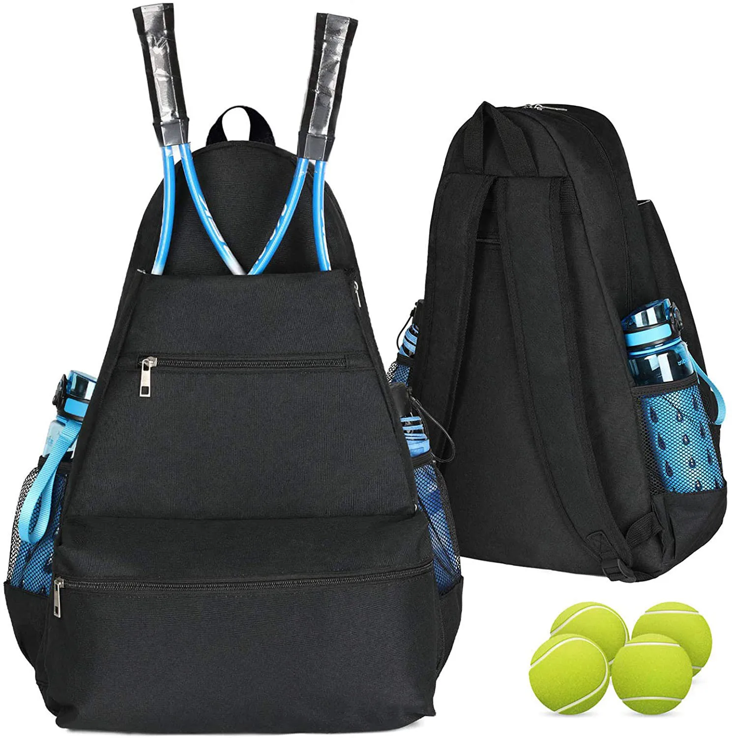 

Tennis Backpack Large Tennis Bags for Women and Men to Hold Tennis Racket Pickleball Paddles Badminton Squash Racquet Backpack
