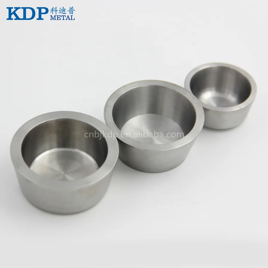 
High Density 19.3g/cm3 Forging Tungsten Carbide Crucibles Melting Rare Earth 