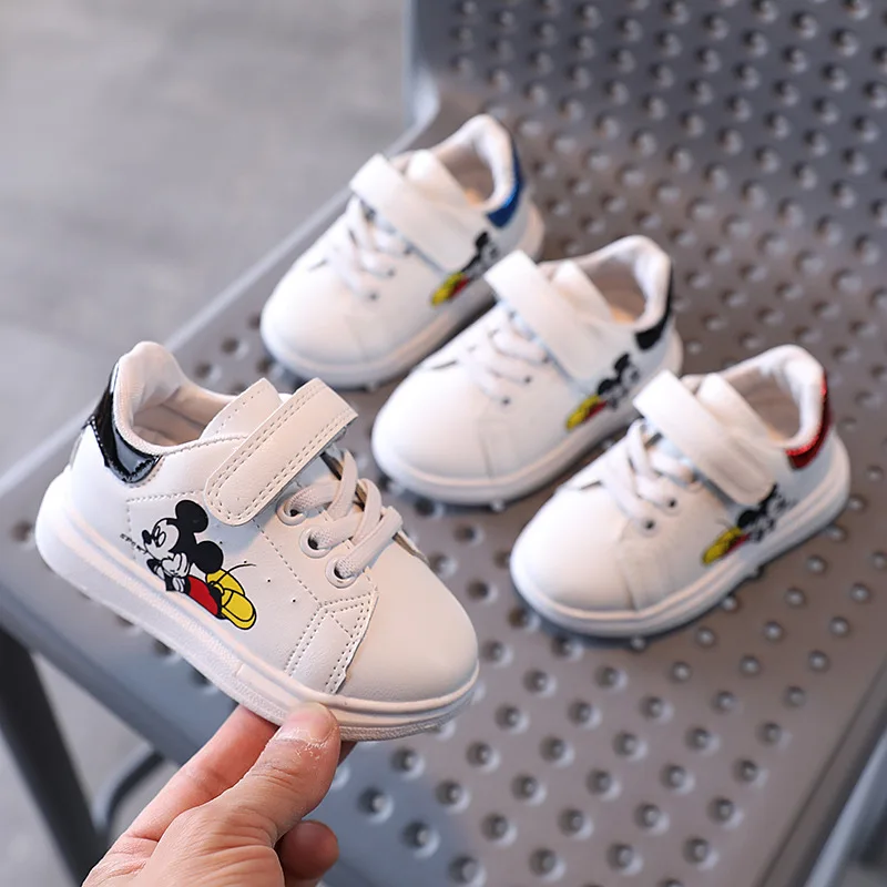 

Spring and Autumn New Baby Shoes Boys Sneaker White Shoes Children Girls Rainbow Bottom Baby Soft Bottom Casual Shoes