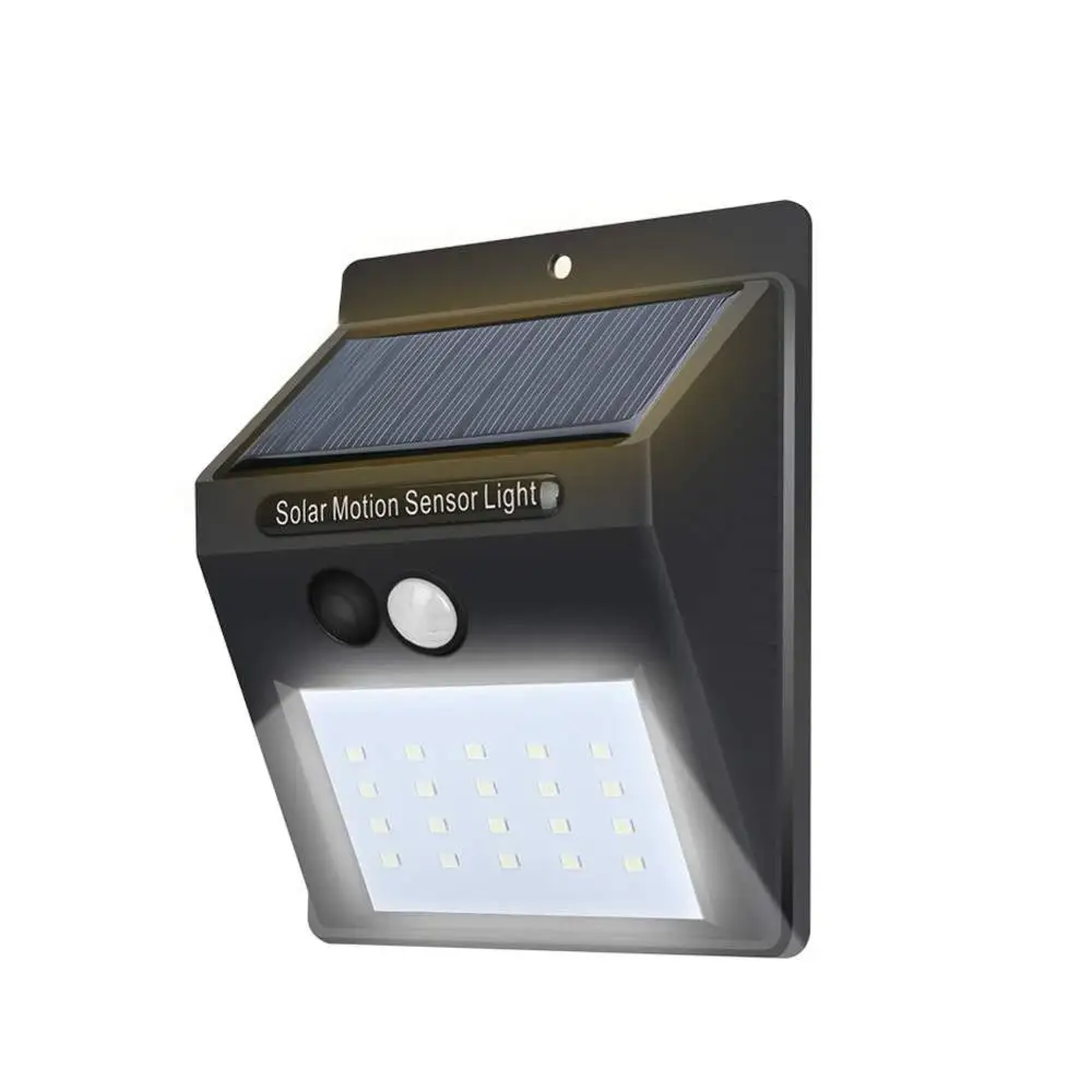 Waterproof  Rechargeable House Garden Yard Wall Fence Night All in One Led Motion Sensor Solar Power Lighting
