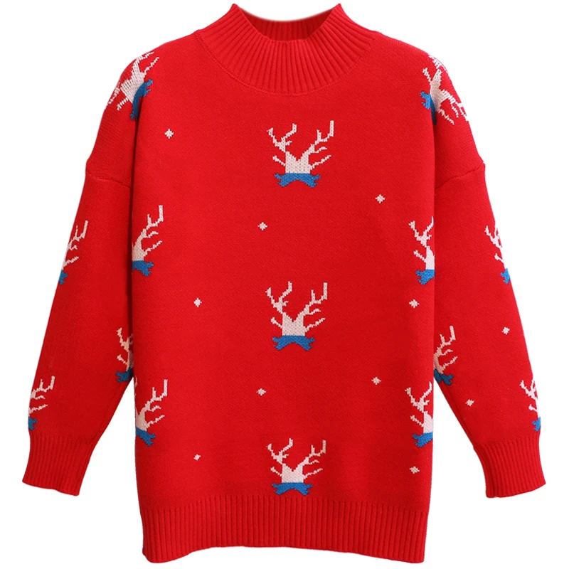 

fashion womens clothing casual oversize colorful knitted womens pullover sweater ladies sweater, Mixed colors