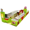 Customized MDF Bread Chocolate Display Showcase Rack Shelf Counter Bakery Kiosk For Mall