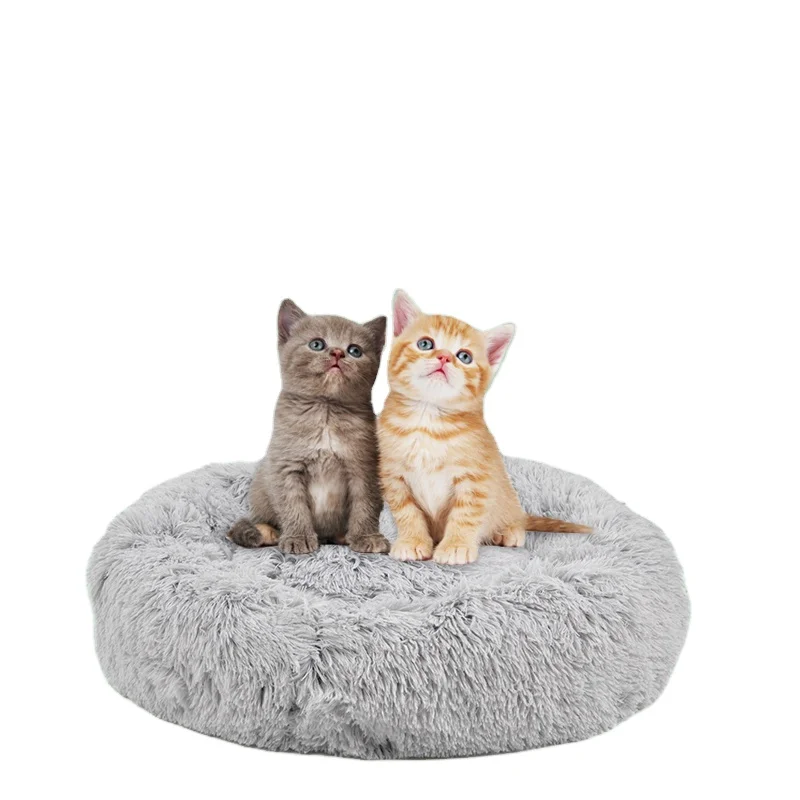 

2020 new design Factory direct Wholesale Custom Luxury Soft Plush Warm Pet Bed Cushion Sofa Round Cat Dog Bed, Many kinds of