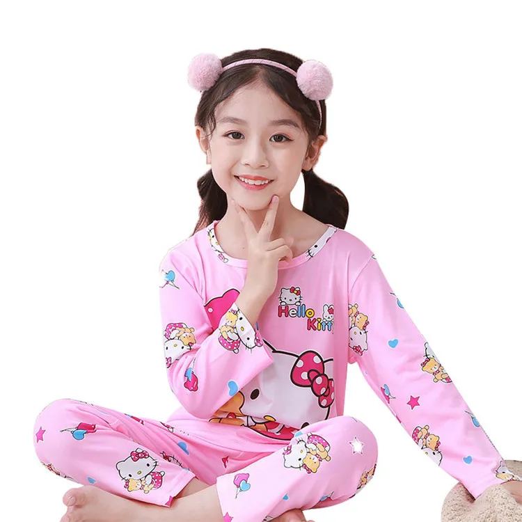 

Wholesale a great variety of styles kids spring pajamas set, Custom made
